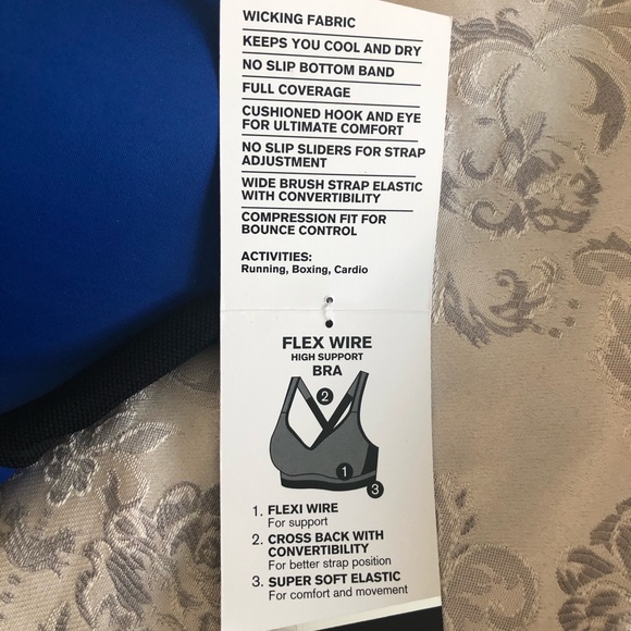 **SOLD*🛍🛍🛍🛍NWT AVIA Flexiwire High Support Bra - Picture 6 of 16